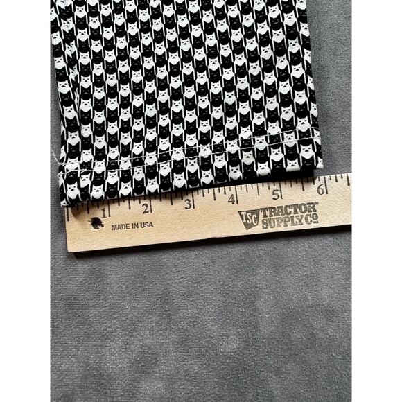 Betabrand Straight-Leg Chino Dress Pant Yoga Pants Catstooth Size Small Petite - Picture 11 of 13